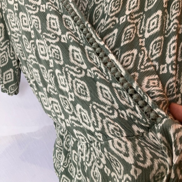 Lily Rose Green Patterned Romper XXL - Picture 5 of 10